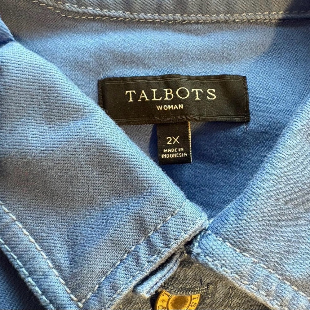 Talbots Blue Denim Jacket - Picture 2 of 4